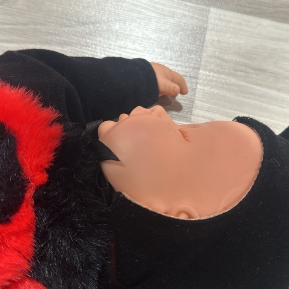 Vintage 1997 Anne Geddes Baby Ladybug Bean Filled Collection Plush Sleep 15" - Picture 7 of 7